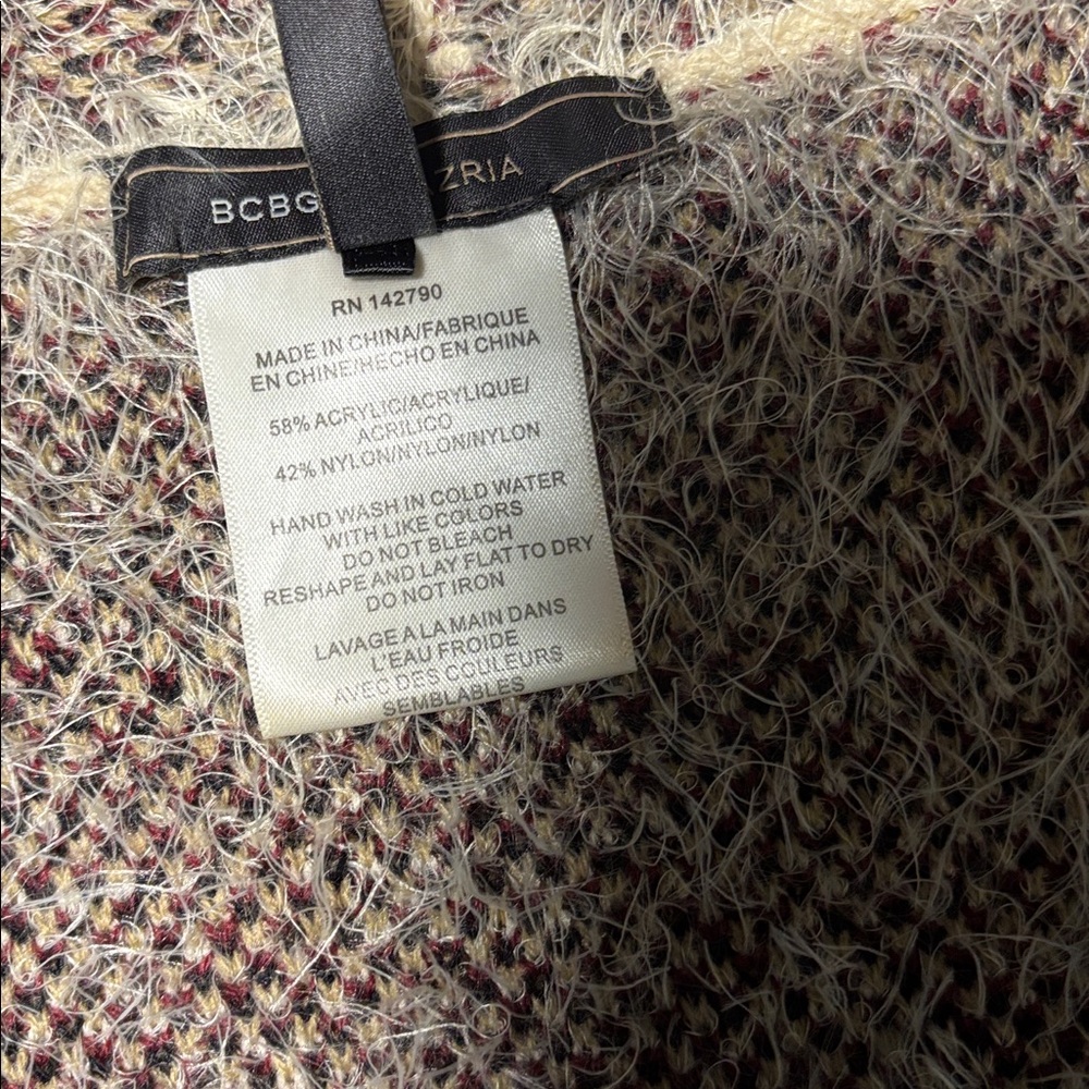 BCBGMaxAzria Soft and Fuzzy Long Cardigan - Picture 8 of 8
